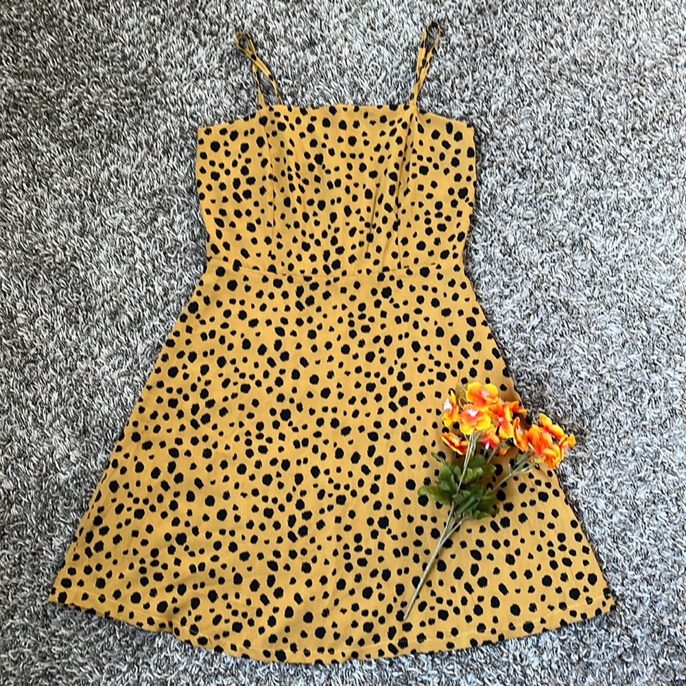 Designed leopard dress